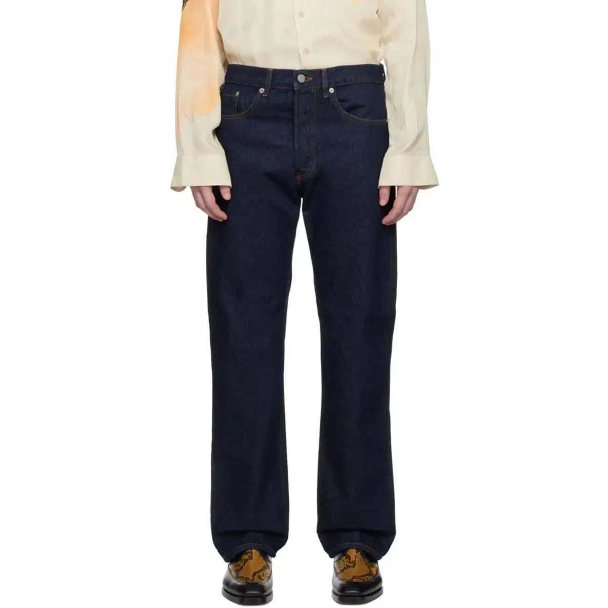 Dries Van Noten Denim Pants