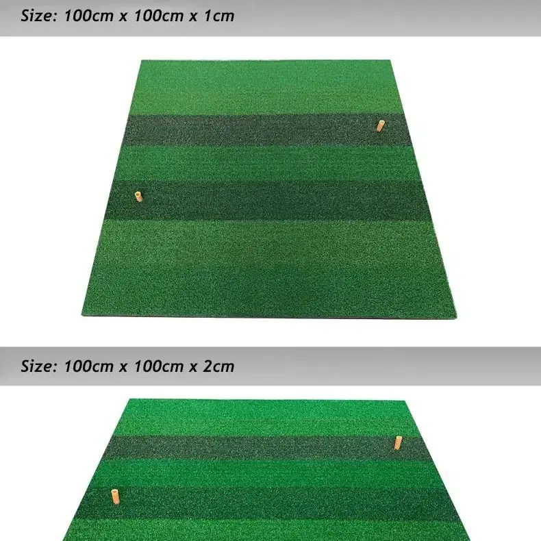 골프 스윙 훈련 대형 매트 1m x 1m 실내 실외 연습