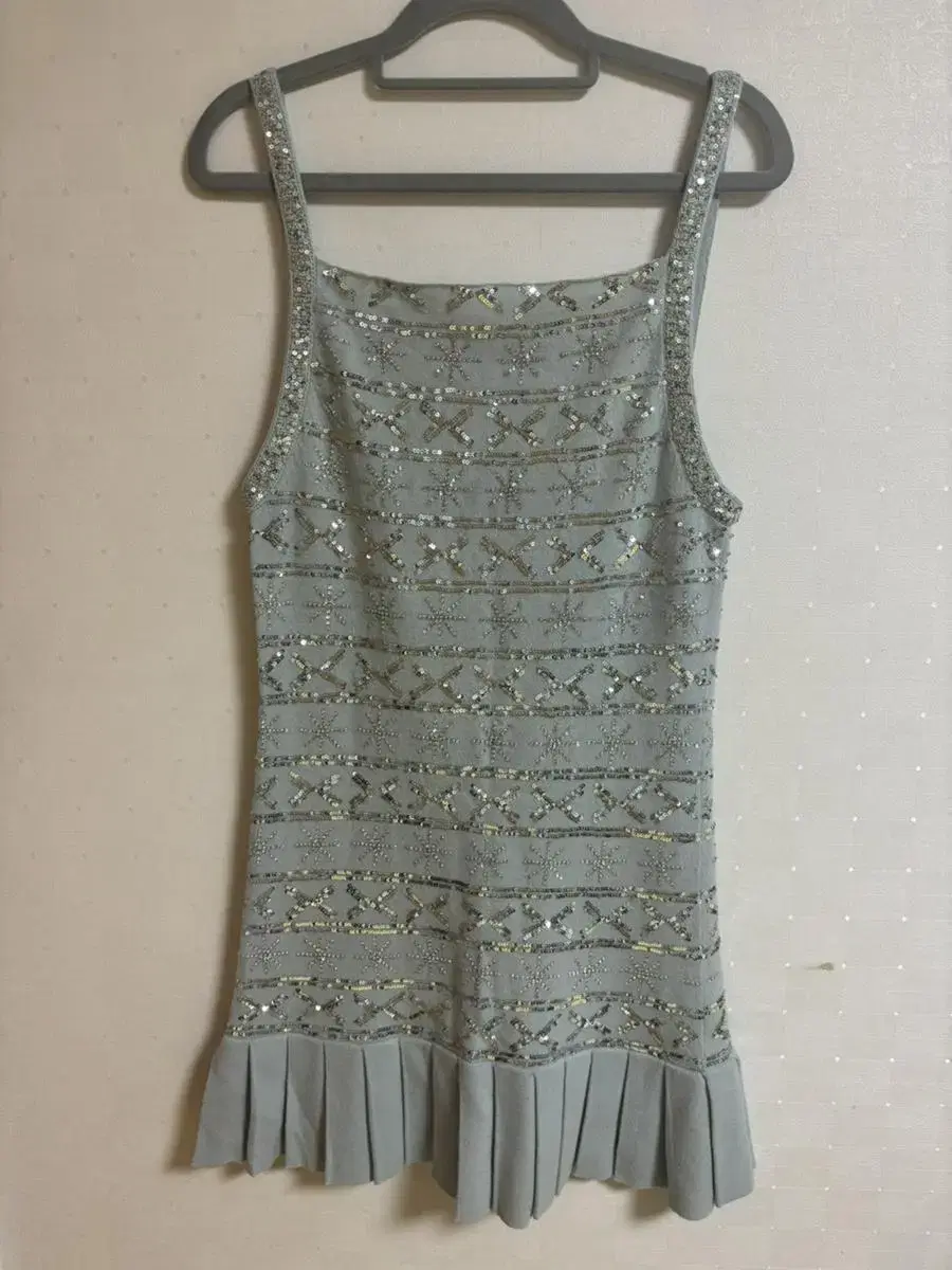 sequin knit one piece