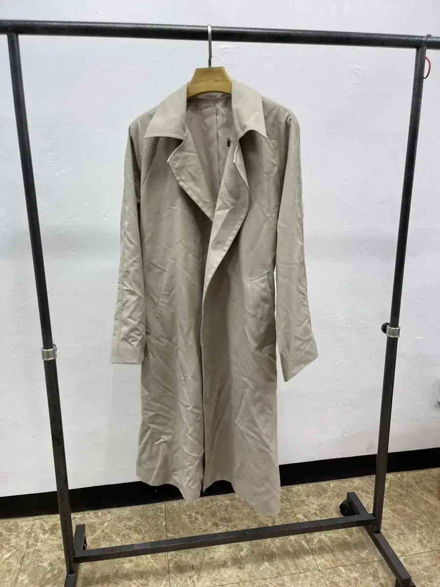 E.JI Beige trench coat sells size L