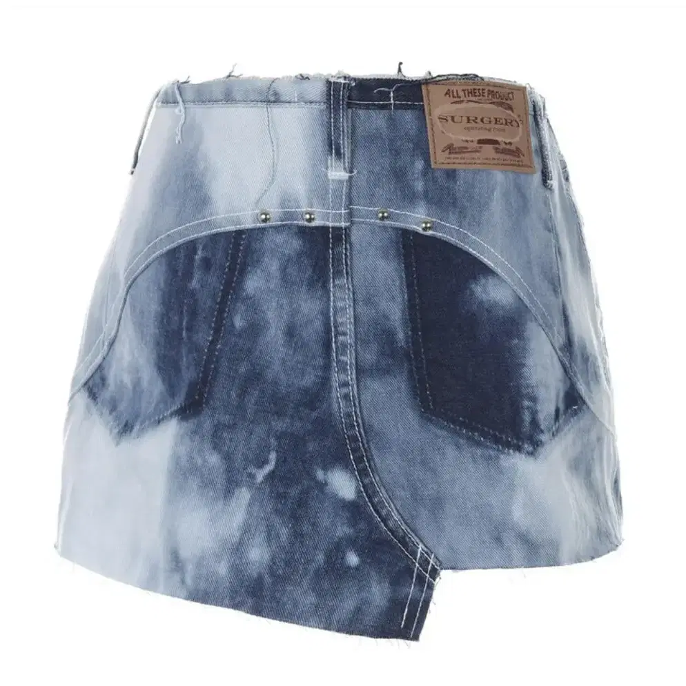 surgery dekki belt mini skirt 'blue' 써저리