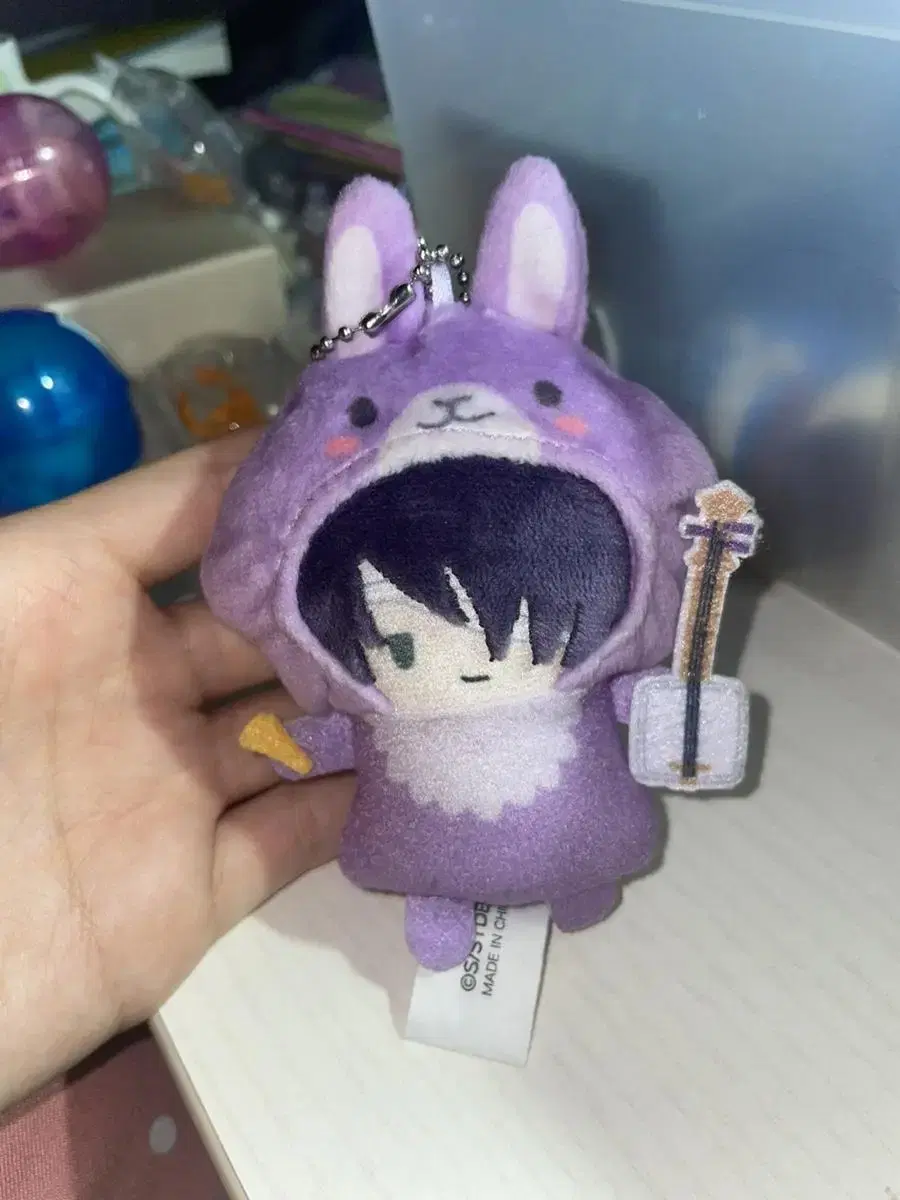 Gintama Takasugi Shinsuke Finger doll Keyring