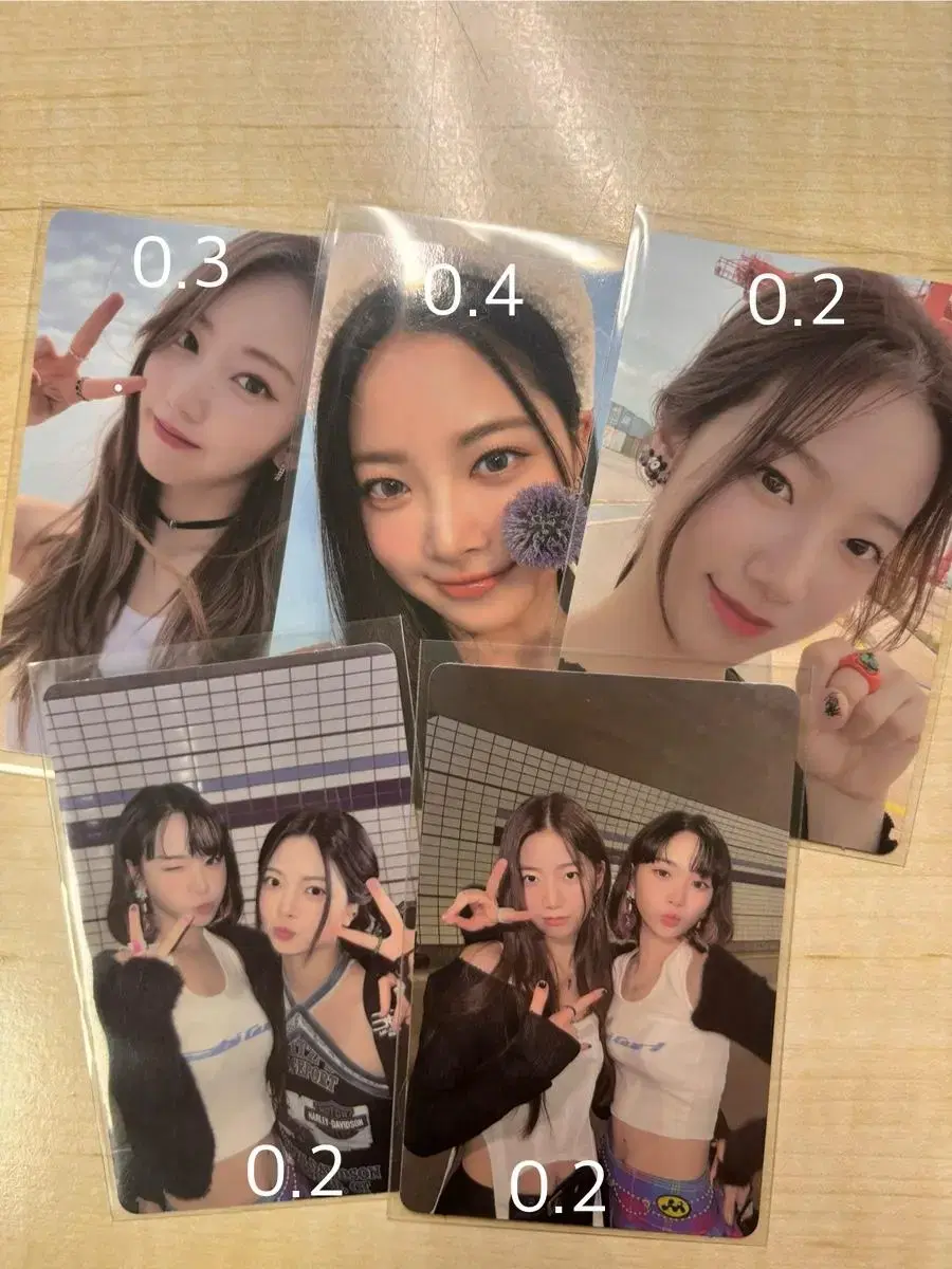 Le Sserafim Antiprejail photocard sell (sakura,eunchae,kazuha,unit)