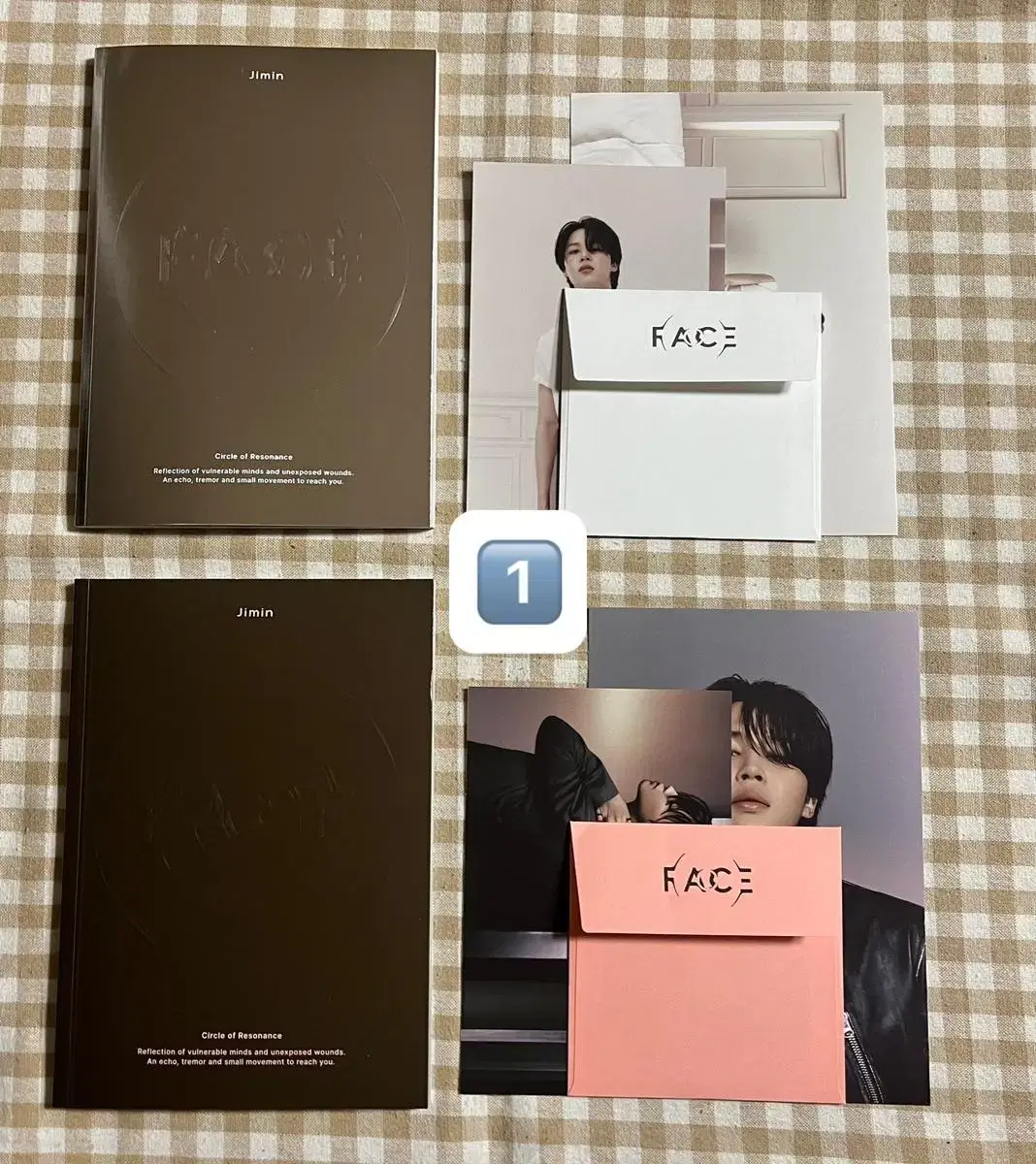 방탄 지민 솔로 face 개봉앨범 opened album