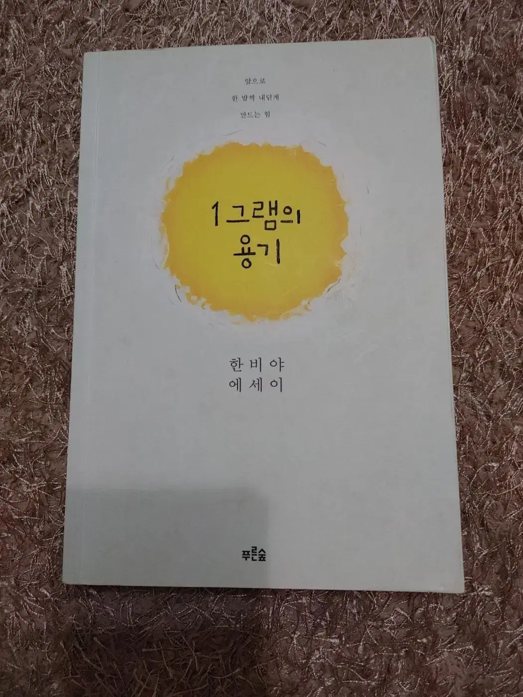 한비야 에세이 1그램의 용기 도서 책