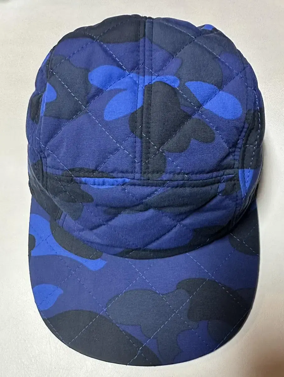 BAPE 베이프 블루카모 캠프캡