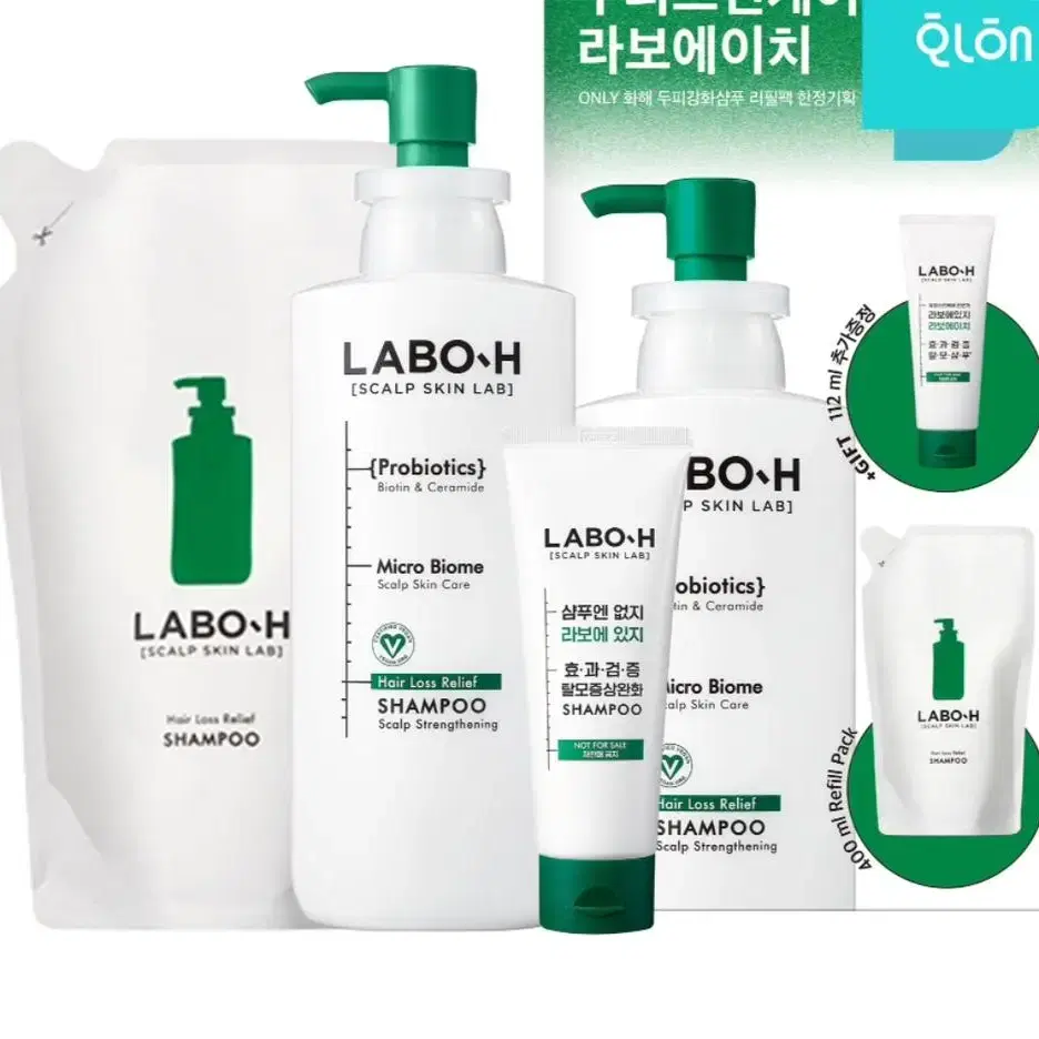 라보에이치 샴푸 400ml 400ml 112ml