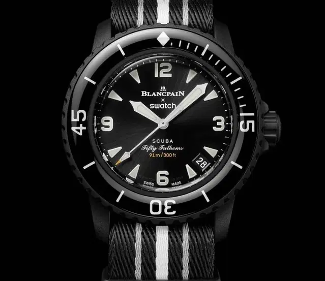 블랑팡 스와치 오션오브스톰스 Blancpain