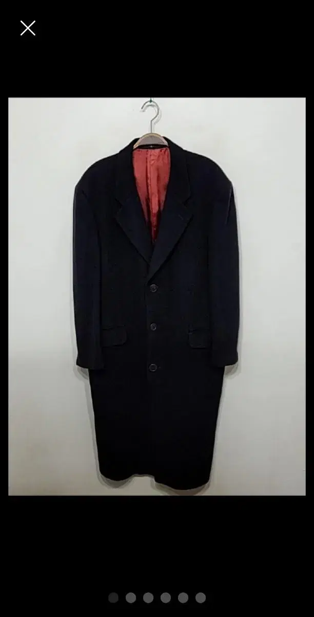 (XL) Valentino Cashmere coat jin gon chester single coat