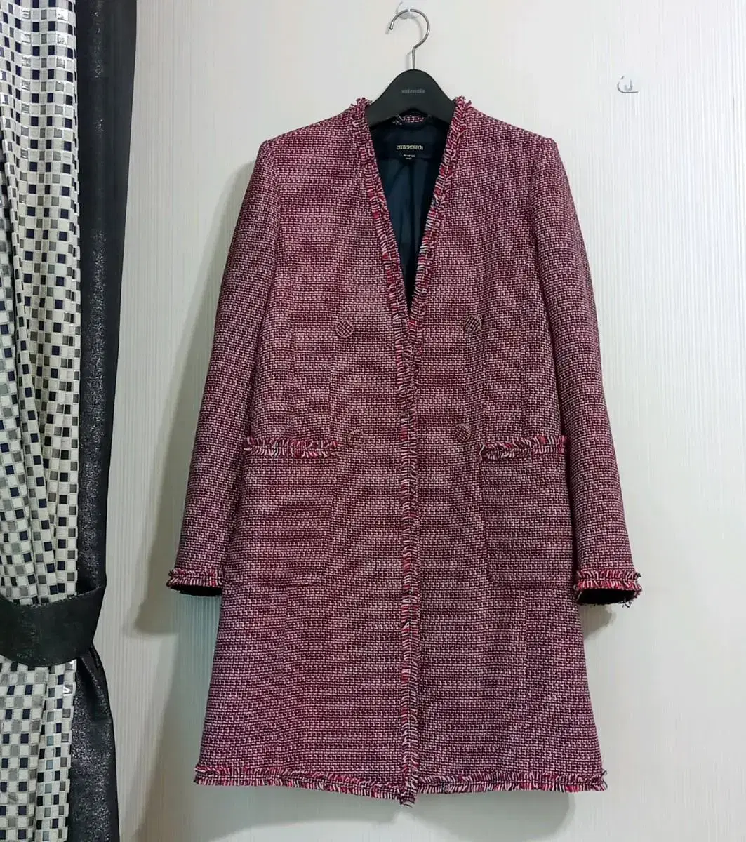 Georges Leche Tweed Long Jacket