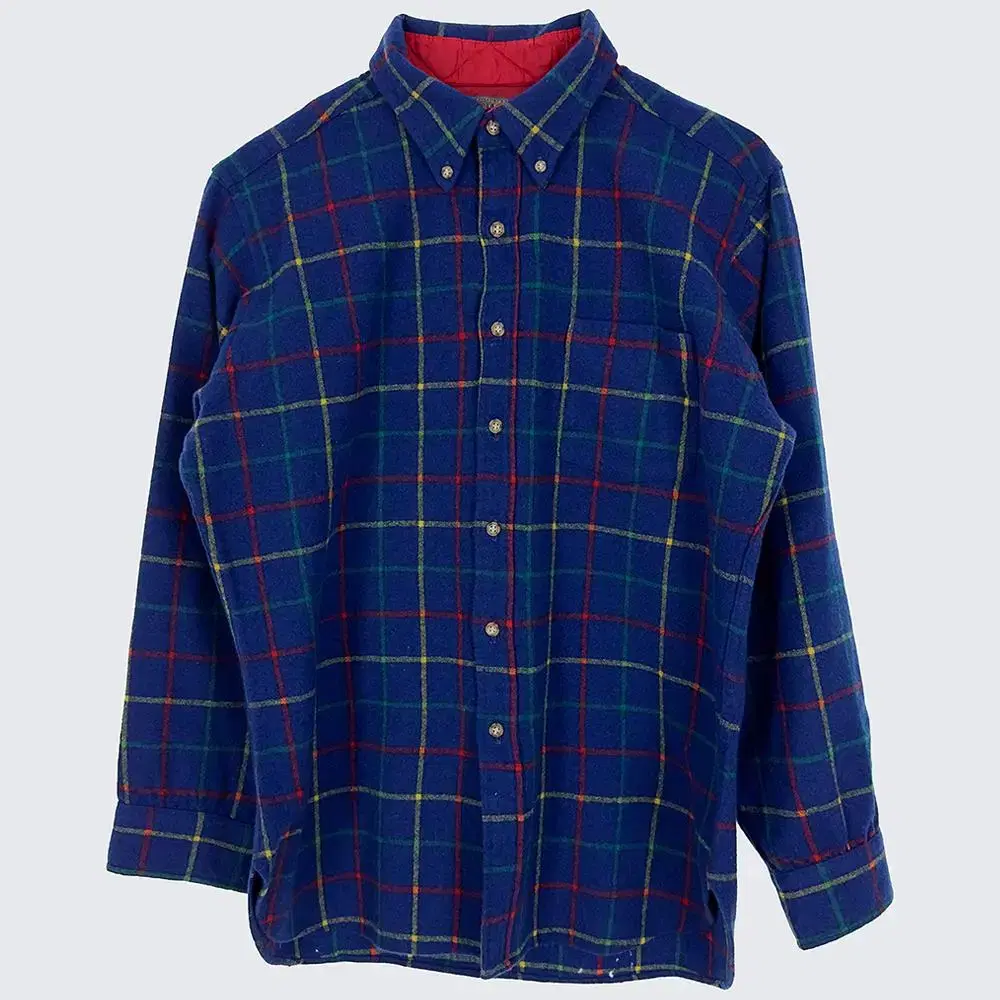 [Men's 100] Pendleton USA Check Shirt Southern Wool Vintage (18687)