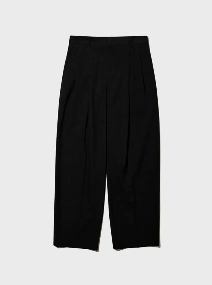 Union Blue LOUNGE TWO-TUCK PANTS (BLACK)