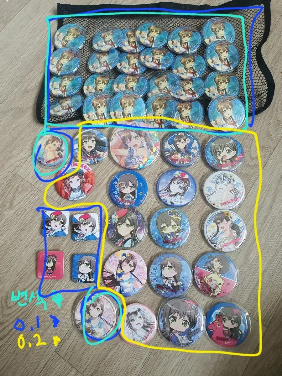 (Disposal price)Bangdream Hanazo no Tae Badge acrylic stand I sell it cheaply