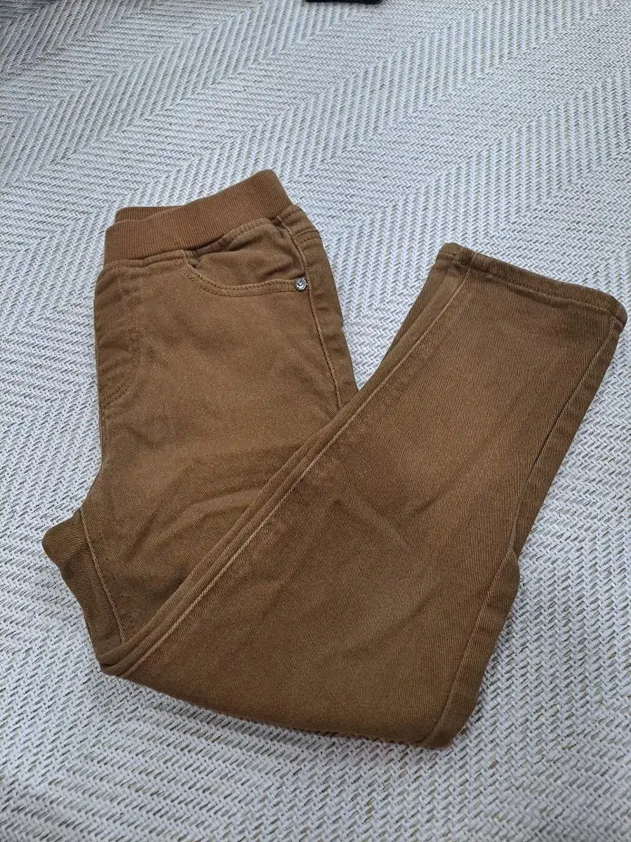 72. brown elasticized pants