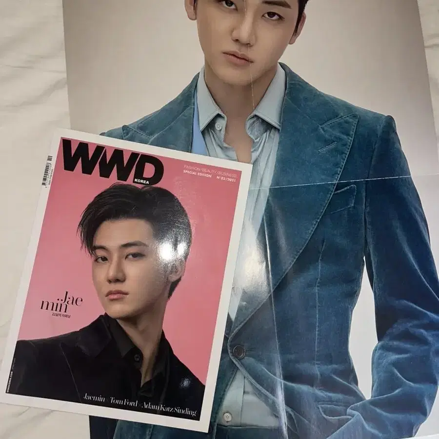 WWD 코리아 2021 스페셜에디션  NO.02 재민 표지