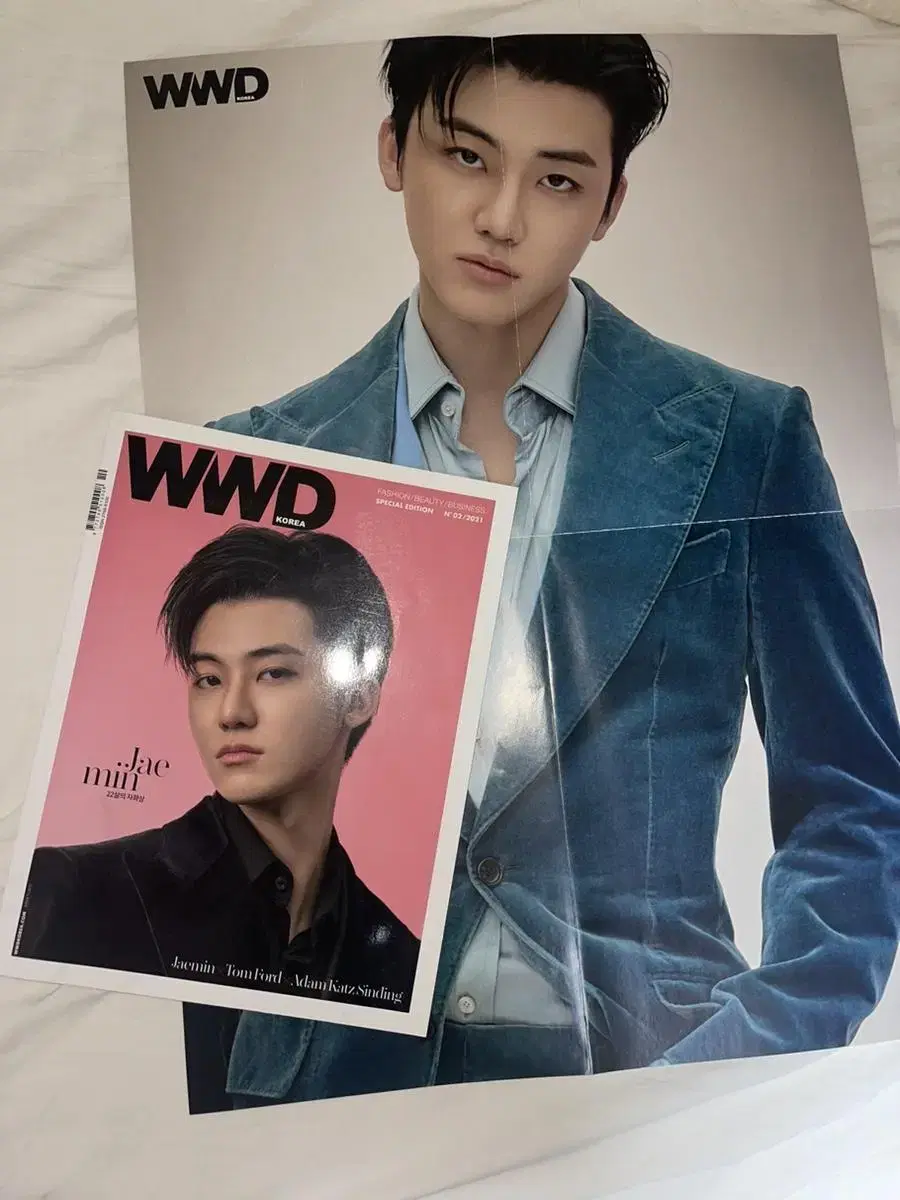 WWD 코리아 2021 스페셜에디션  NO.02 재민 표지