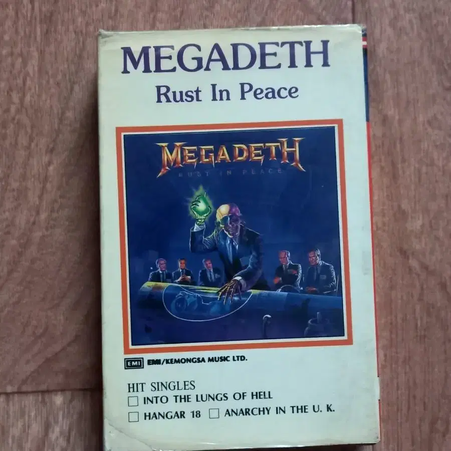 Megadeth 메가데스 카세트테이프