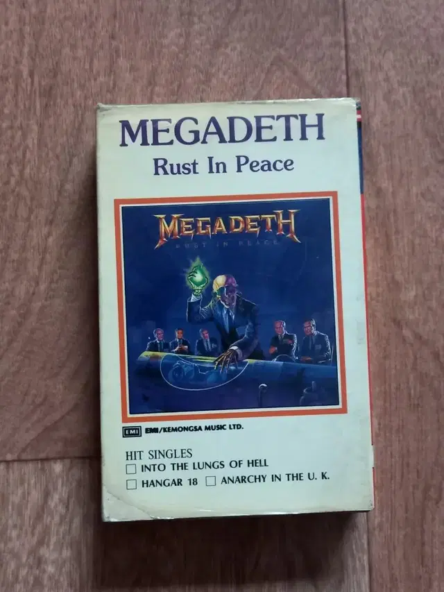 Megadeth 메가데스 카세트테이프