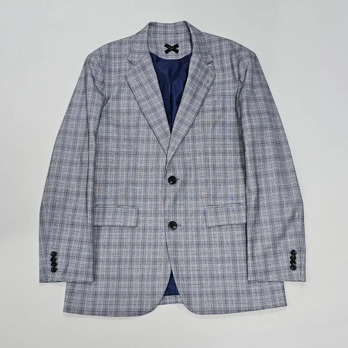 ULKIN Over check blazer jacket