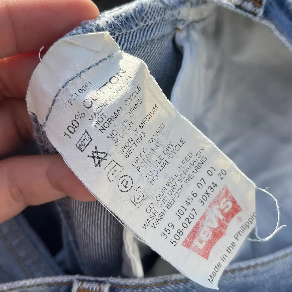 LEVI'S 508 denim pants