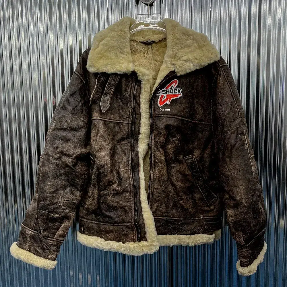 Zishak 100% Sheepskin Fleece B-3 Mustang (Domestic L) J528