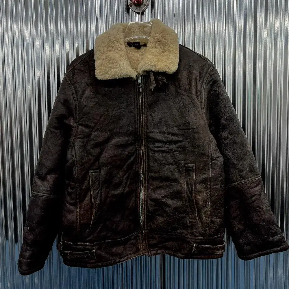 100% Sheepskin Fleece B-3 Mustang (L) J533