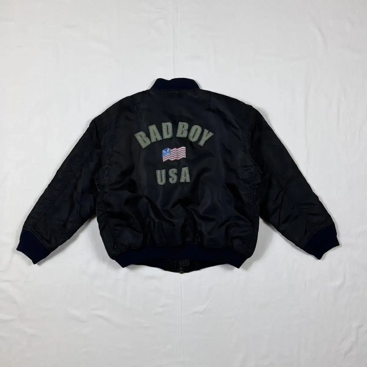 90s 배드보이 badboy 로고 ma-1 봄버 항공점퍼 자켓