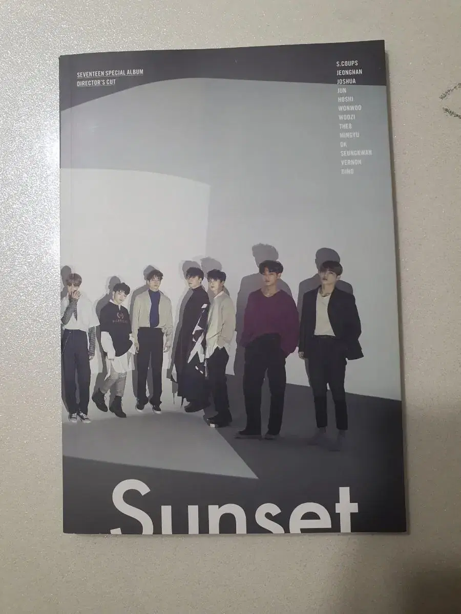 세븐틴 앨범 director's cut Sunset Ver