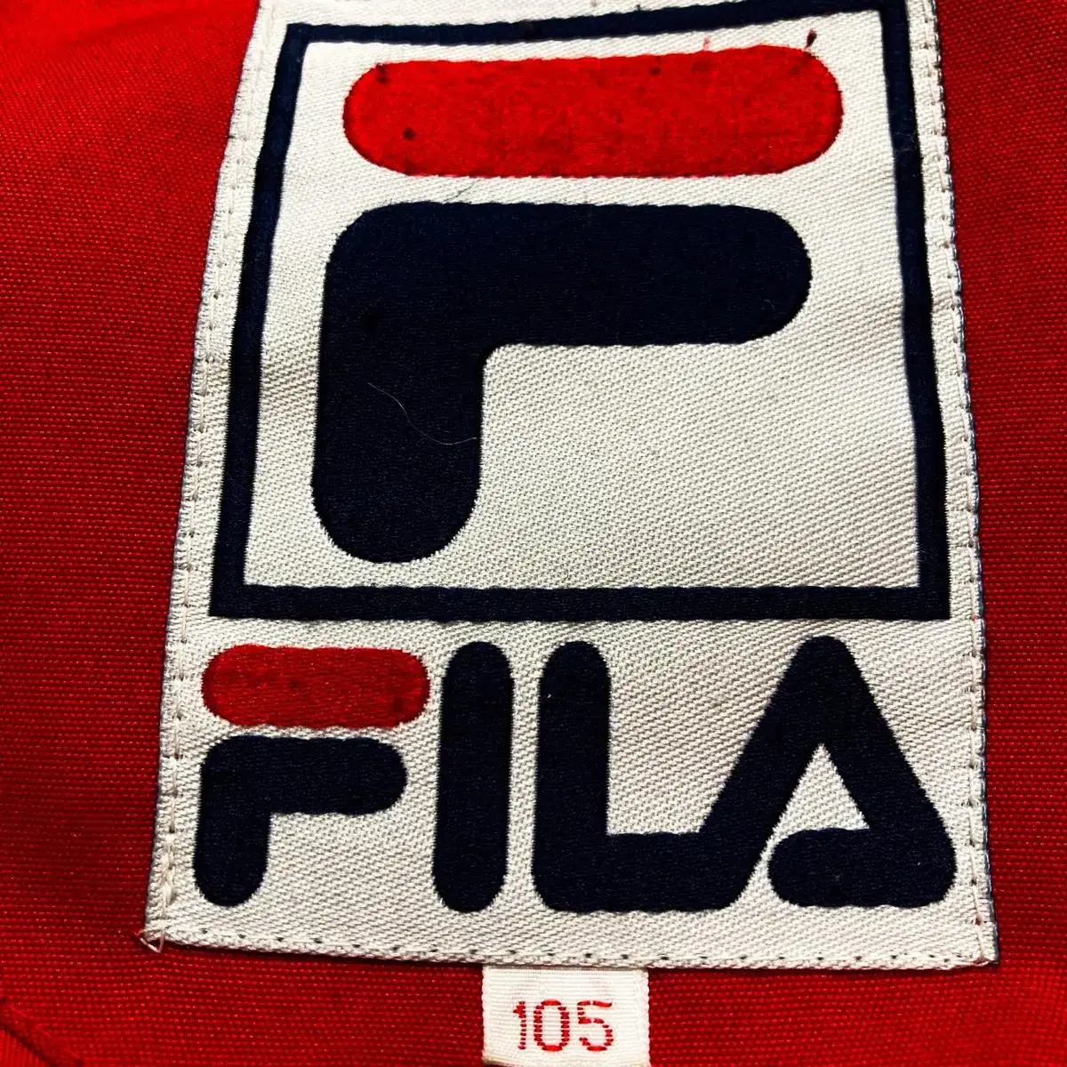 FiLA 휠라 올드스쿨 덕다운 삼색 패딩 점퍼