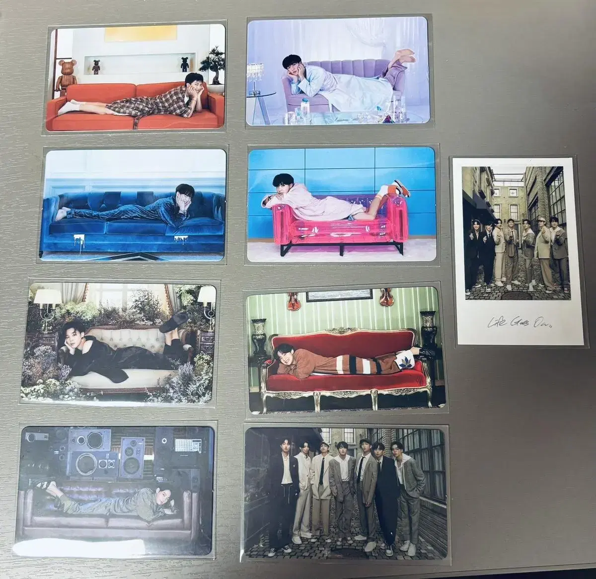 BTS BE album photocard,group polaroid wts