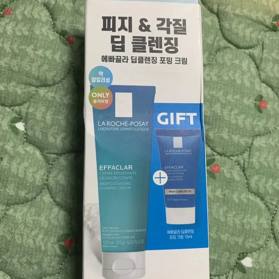 라포슈포제 에빠끌라 딥클렌징 포밍크림125ml+15ml