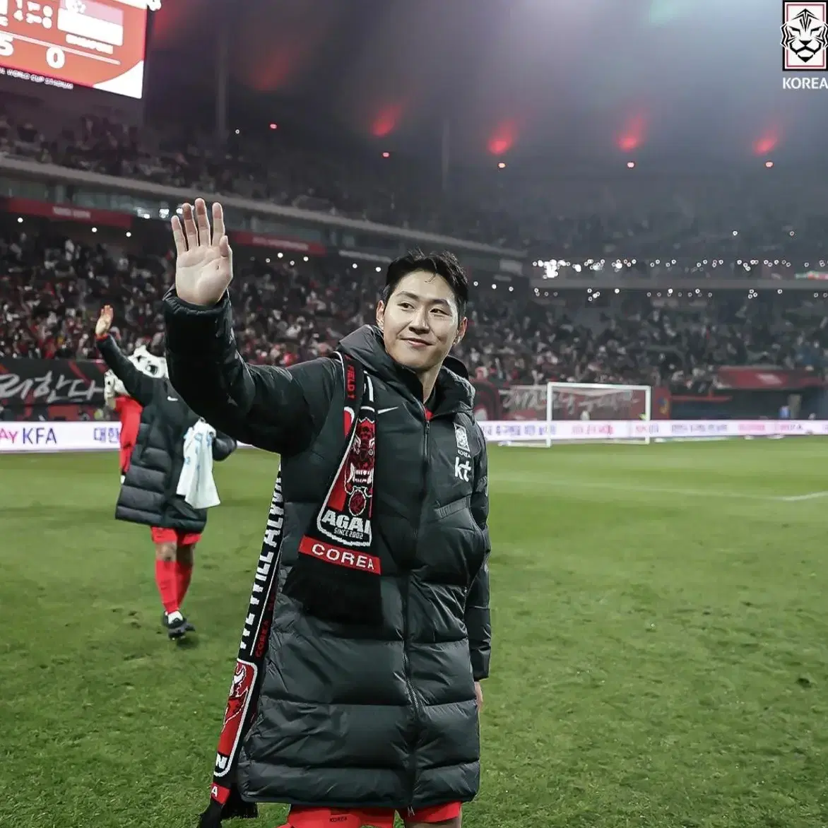 대한민국 축구 국가대표 나이키 국대 롱패딩 XL사이즈