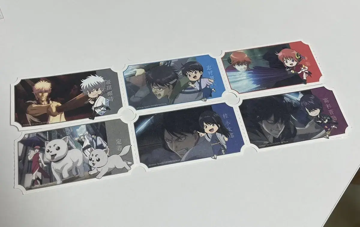 Gintama The Final Movie pre-order benefit Mania Tickets Jigsaw Puzzle Tickets