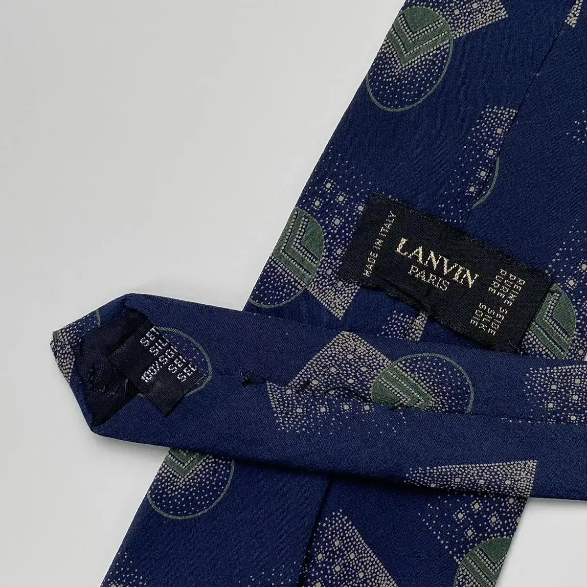 랑방 모노그램 정품 명품넥타이 (LANVIN)