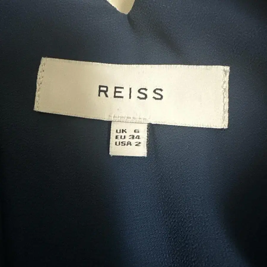 리스 REISS MARLING 랩 프론트 미디 드레스 uk6 size