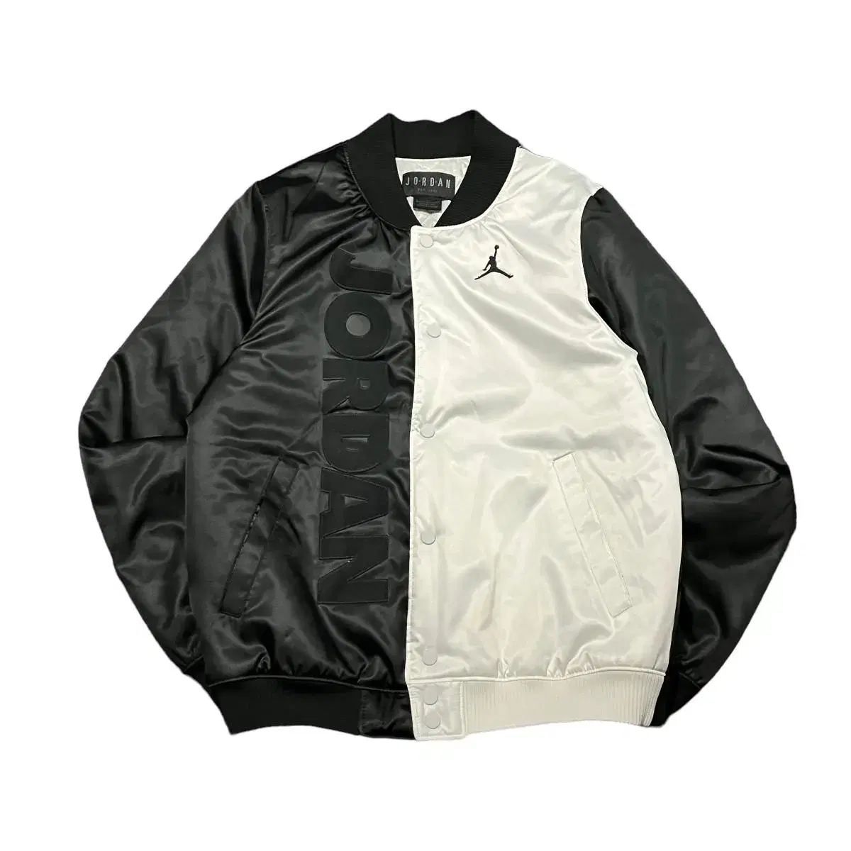 Jordan Black White Bomber Jacket S