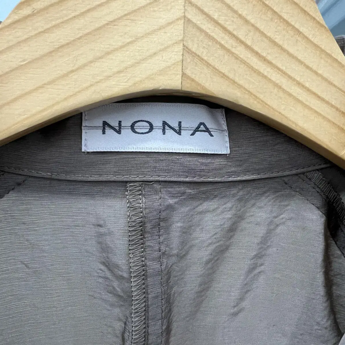 nona 시스루 코트 (Made in Japan)