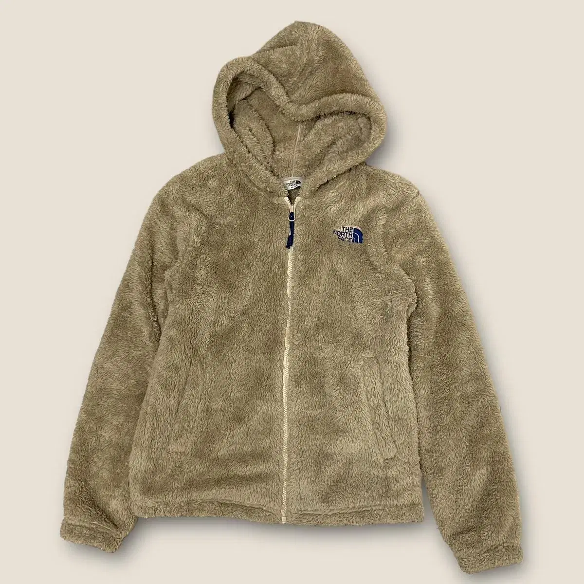 W)The North Face Fleece Hooded Zip-up xs