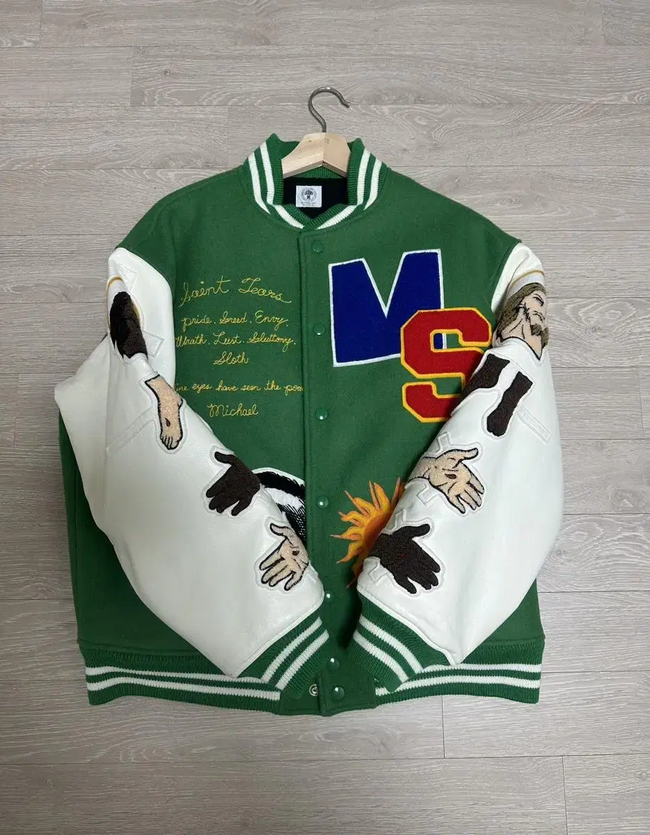 Saint Michaelx Denim Tears Varsity Jacket M