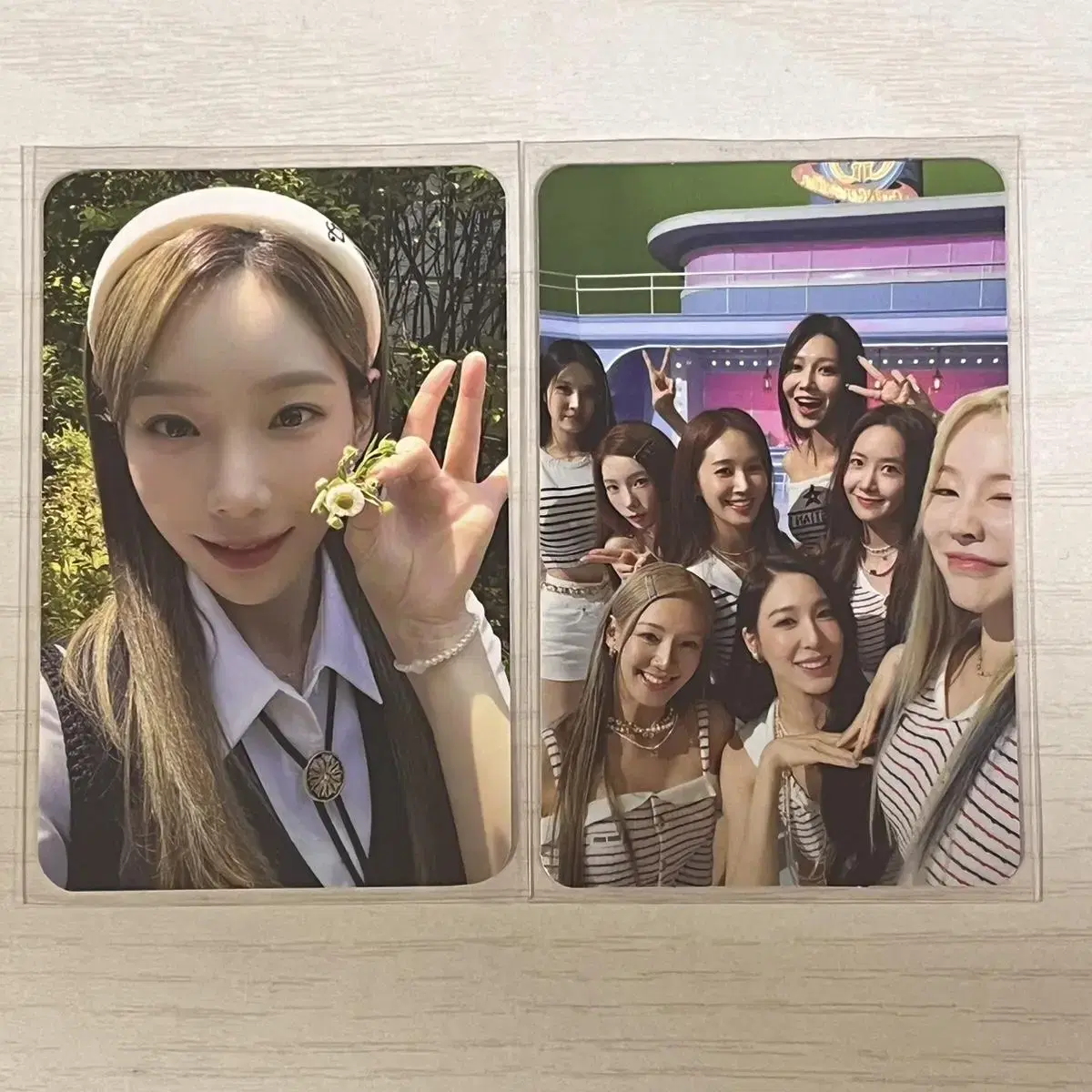 Taeyeon Tattoo sticker photocard