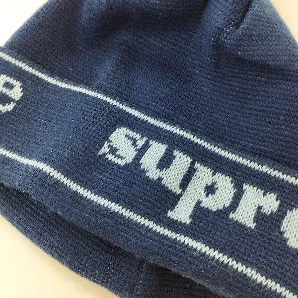 Supreme cuff Logo Beanie.상태좋은 중고제품.