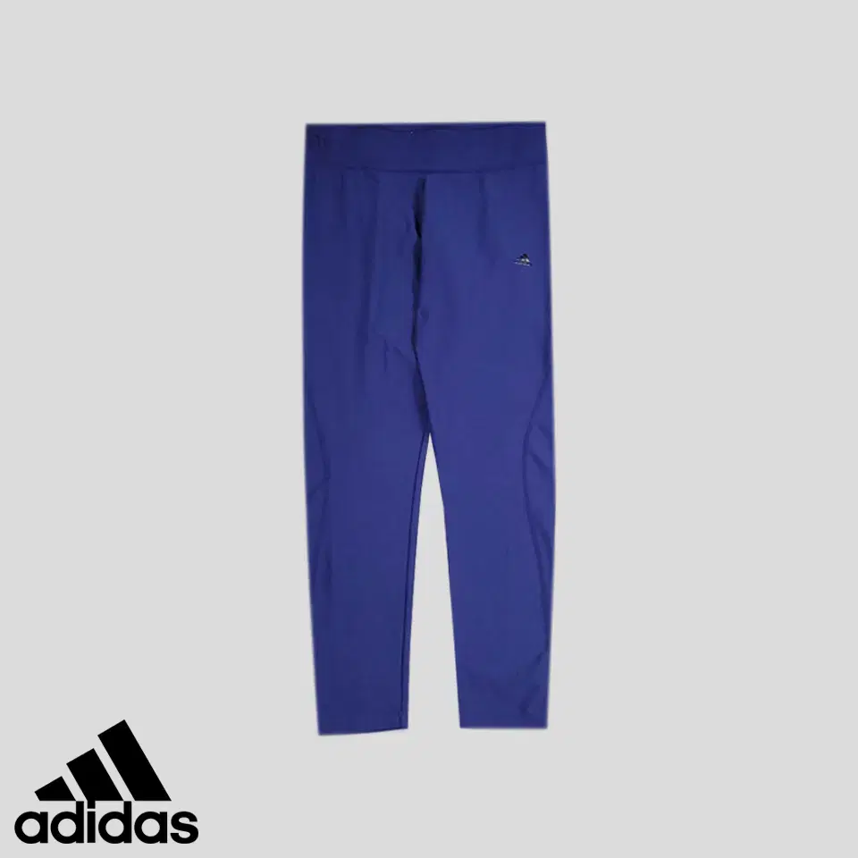 Adidas Navy Black Tricolor Logo Climalite Polyblend Tights Leggings 95