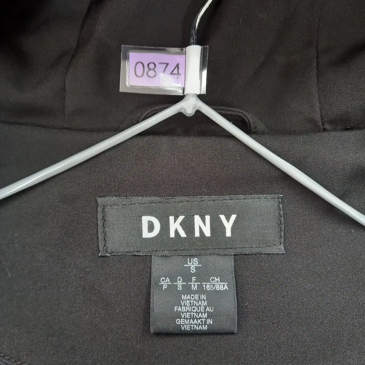 DKNY 여성 롱패딩 실측사이즈 (0874)