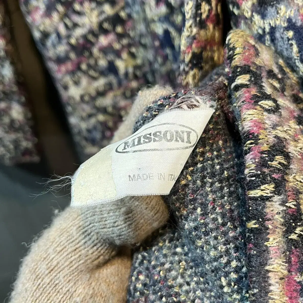 [42] MISSONI 미쏘니 트위드 코트