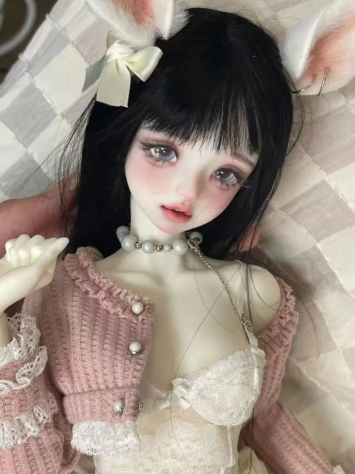 Ball-jointed doll MSD Chinese ball joint body white skin sulli