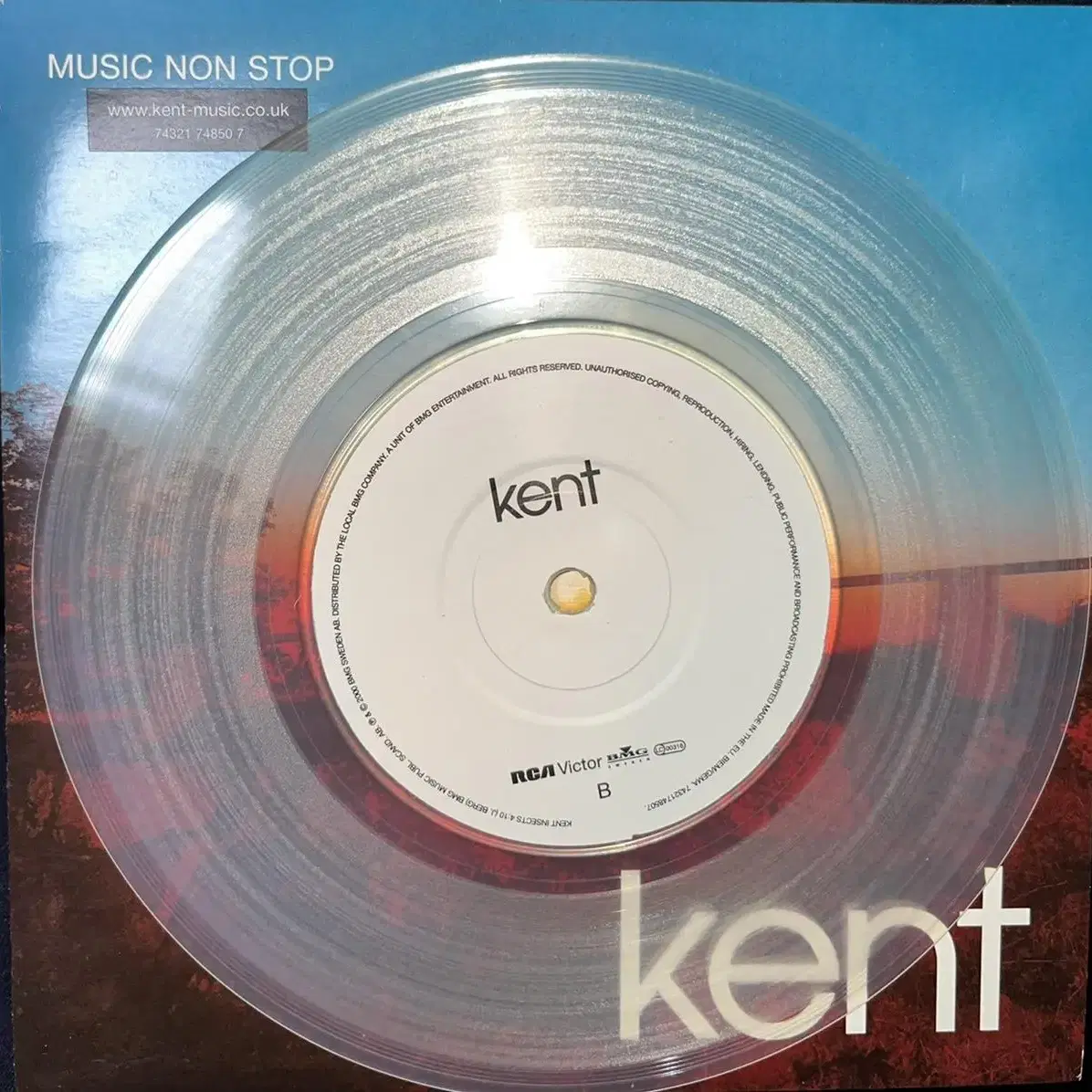 (7인치)켄트Kent- Music Non Stop 칼라 lp