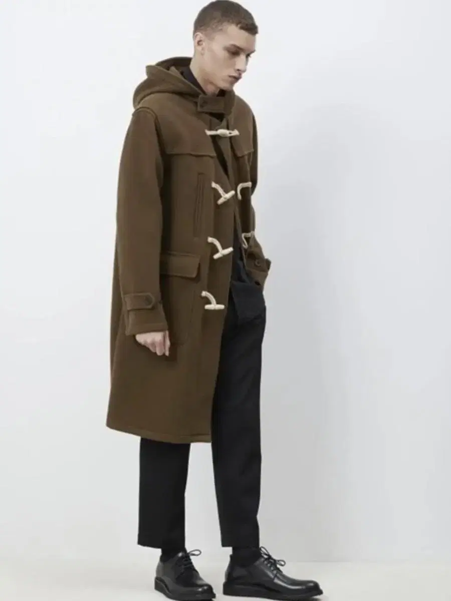 [46] Haregashi Extended Duffel Coat Brown