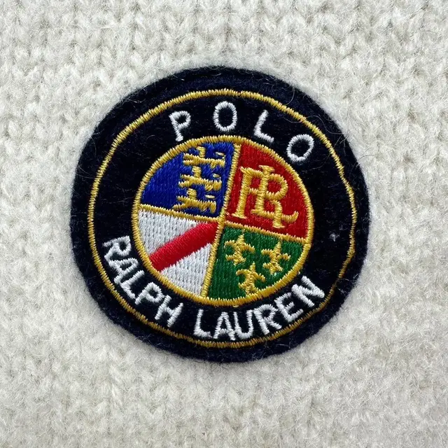 폴로 polo usa cookie crest patch wool knit