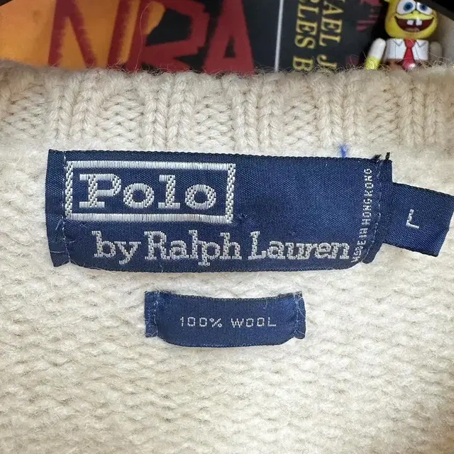 폴로 polo usa cookie crest patch wool knit