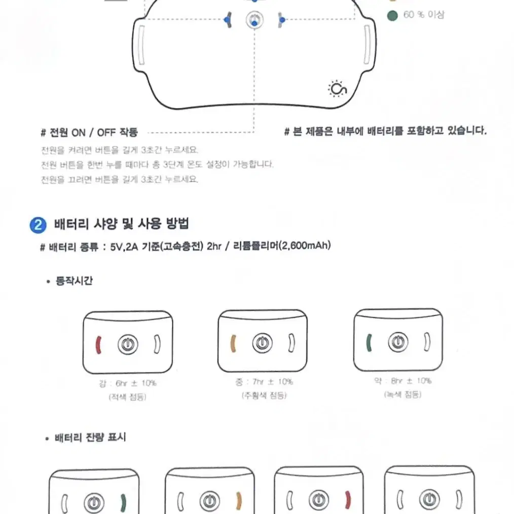 디즈니 온열 복부 찜질팩